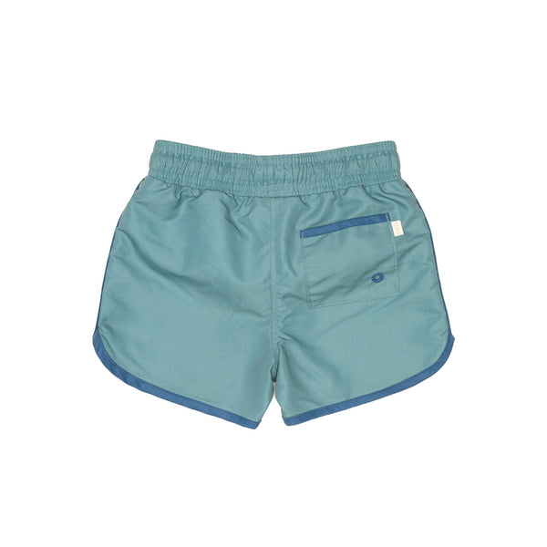 Fern Green Swim Shorts with Back Pocket