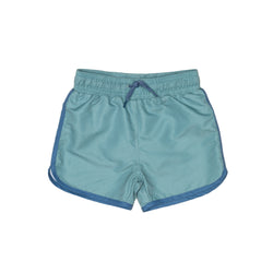 Green Swim Shorts with drawstring cord
