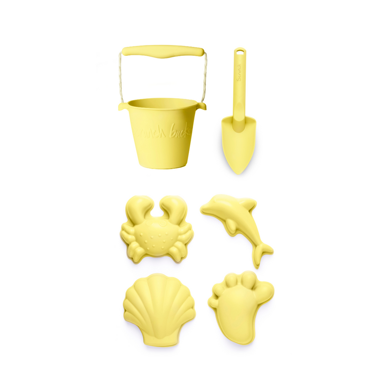 Scrunch Beach Toy Set - Yellow
